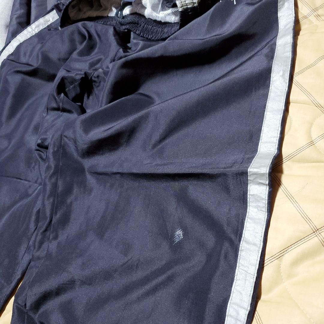 ストゥーシースポーツ　黒ナイロンパーカー上下セット　Lサイズ