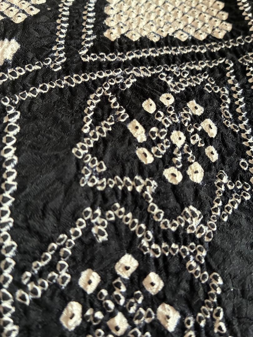 疋田　総絞り　道行コート