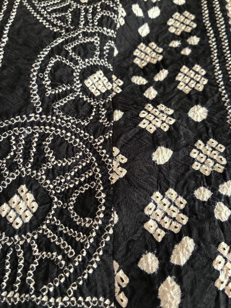 疋田　総絞り　道行コート