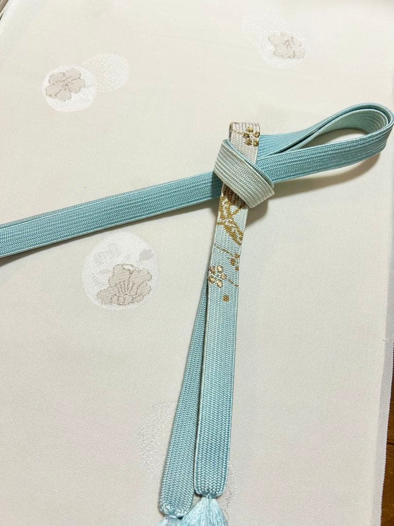 美品　正絹訪問着　フルセット4点　卒業式　入学式　七五三　お宮参り　西陣袋帯