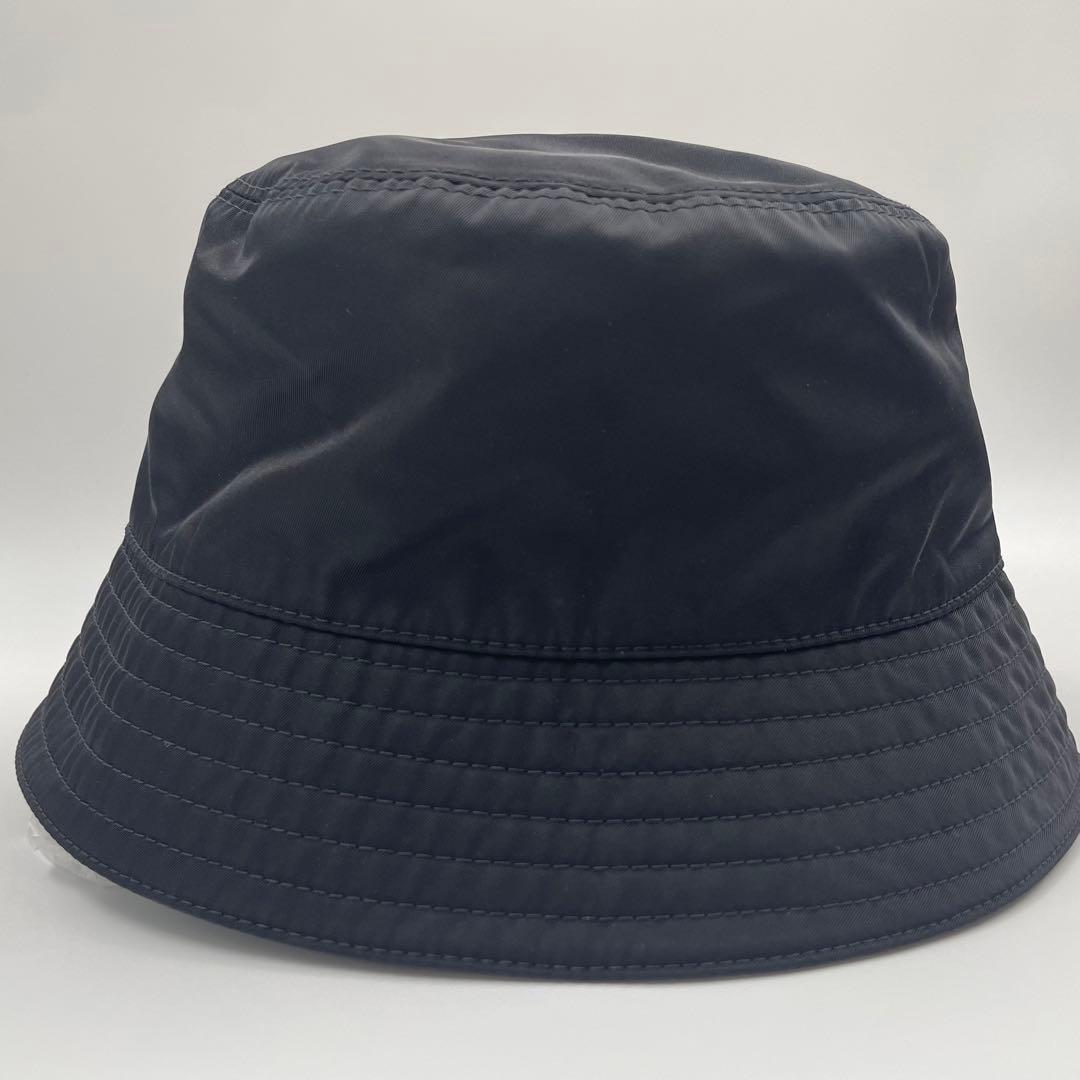 【✨未使用級現行】 プラダ バゲットハット 三角ロゴ RE-NYLON ブラック