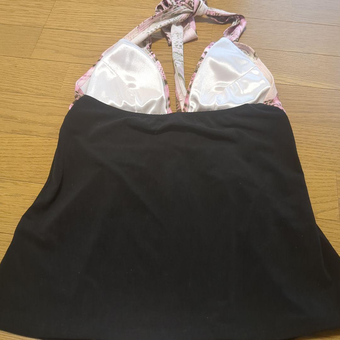 MARS動物柄ビジュー付きハルターキャミソール