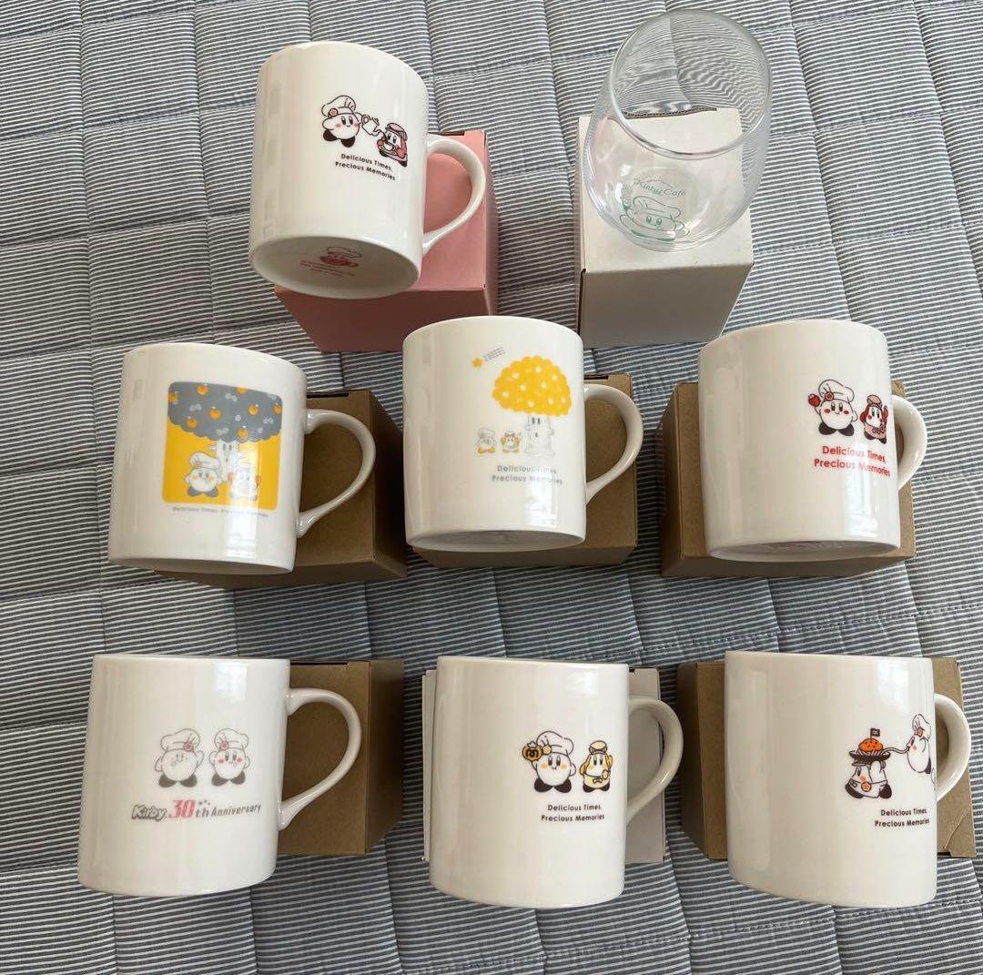 【新品未使用】星のカービィ カービィ 皿 グラス コップ マグカップ グッズ