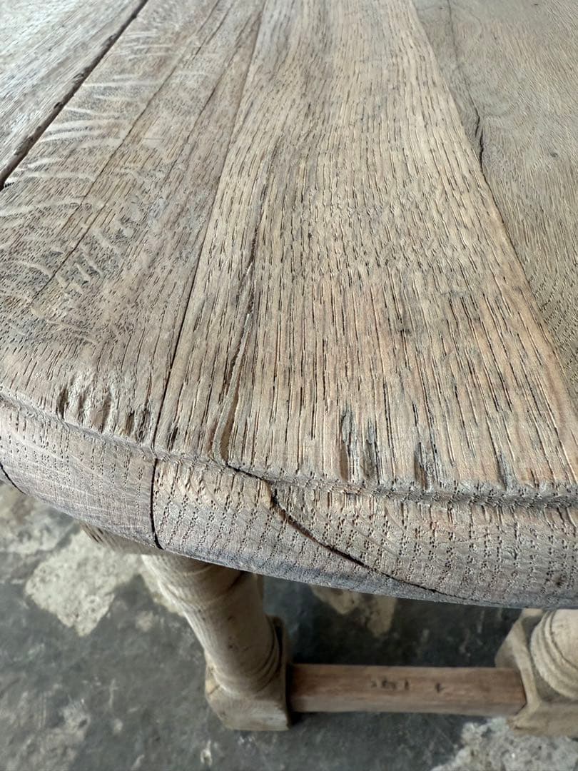 ビンテージ ドロップリーフテーブル ドロップサイドテーブル　剥離