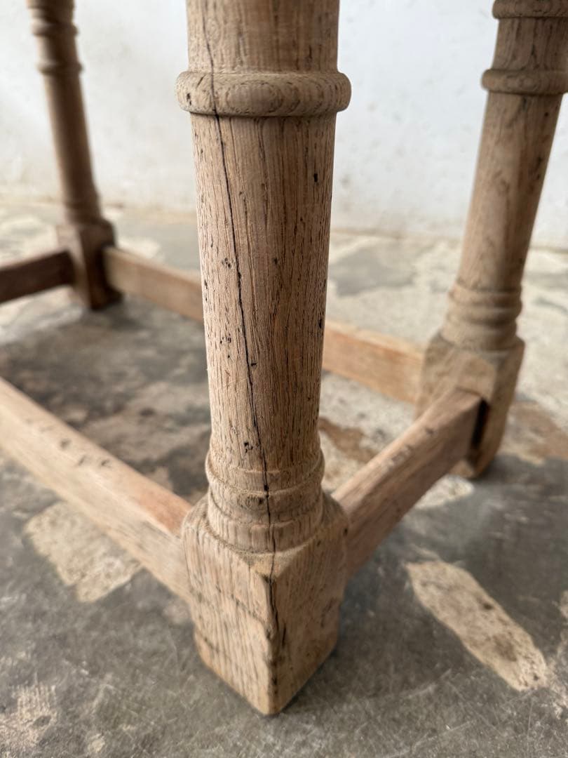 ビンテージ ドロップリーフテーブル ドロップサイドテーブル　剥離