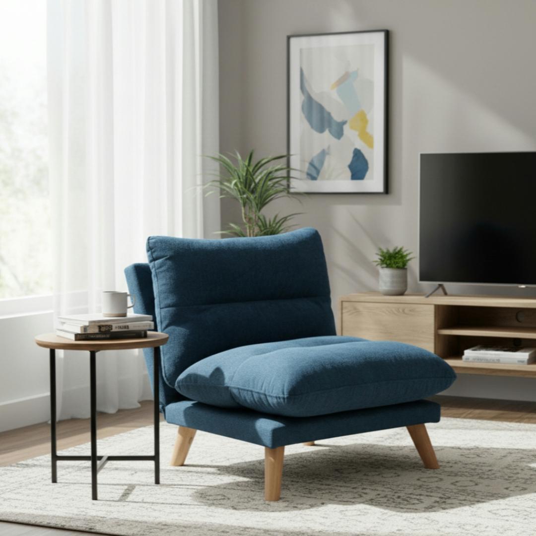 一人掛け ソファ 座椅子 リクライニング 折りたたみ コンパクト 幅68cm