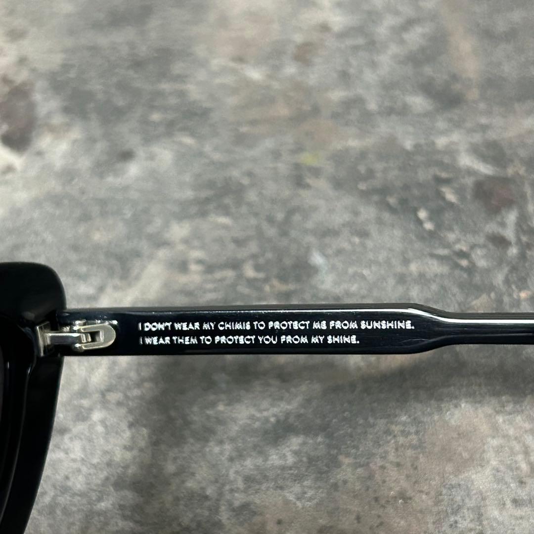 美品ChiMi チミ キャットアイ サングラス ブラック 006 BERRY 黒