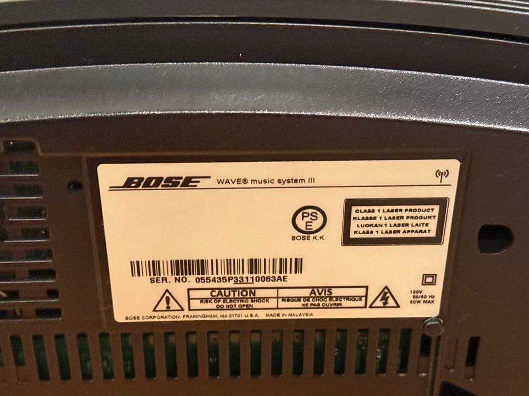 BOSE Wave music system Ⅲ ボーズ