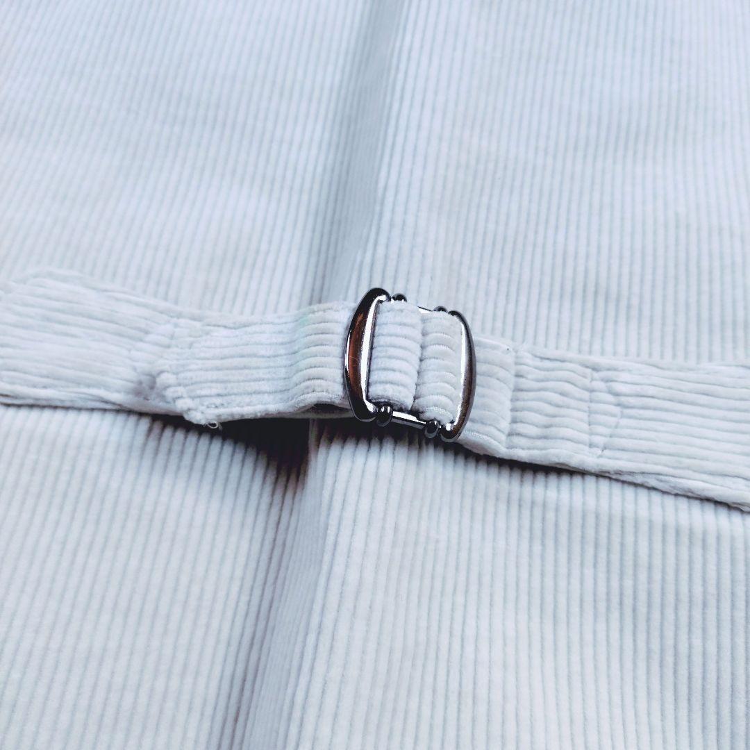 [お洒落]ハリスツイード　ミツミネ　ベスト　 濃紺　くるみボタン　コーデュロイ