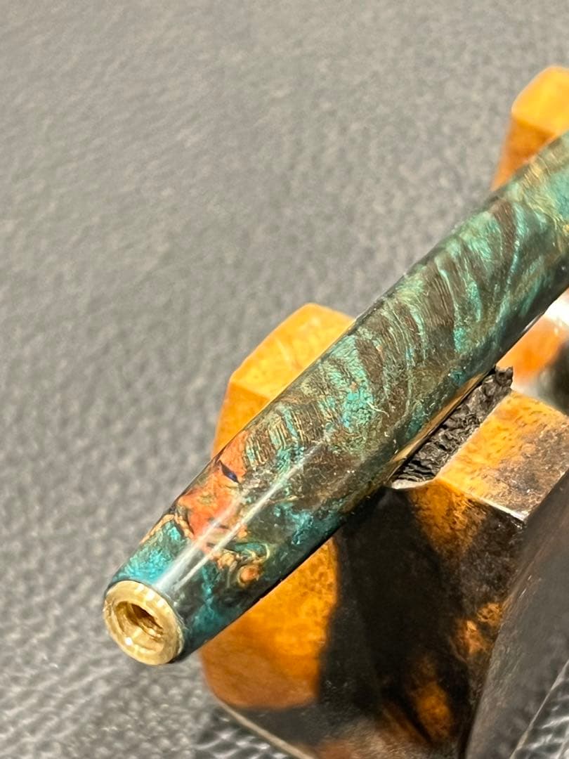 shaikurupg5+スタビメイプル瘤+重量増し加工+真鍮硬度表示窓有り