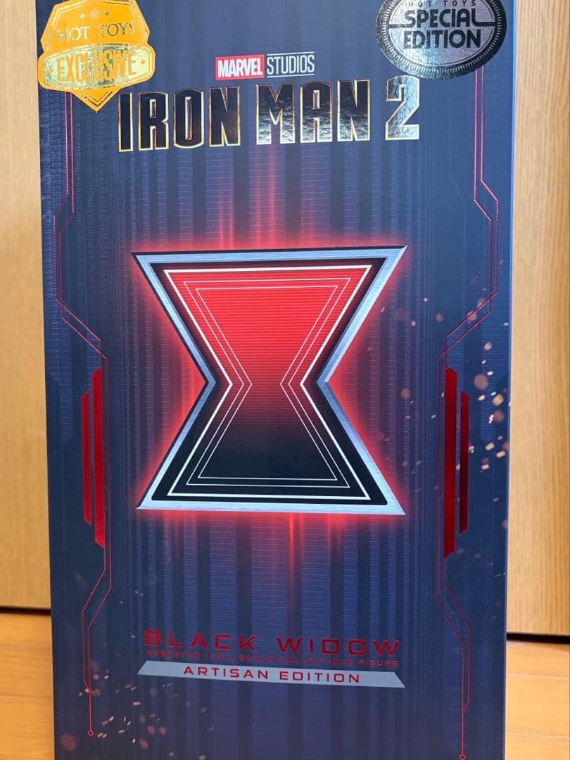 s*6様 ホットトイズ アルチザン アイアンマン2 1/6 ブラック・ウィドウ