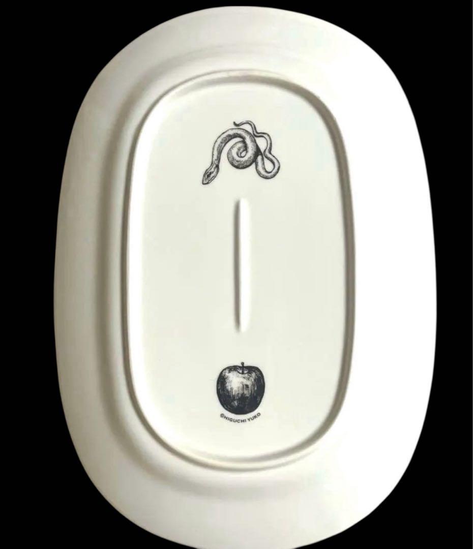 新品✨ボリス雑貨店 ヒグチユウコ ニャンコ オーバル皿　布ショッパー ねこ