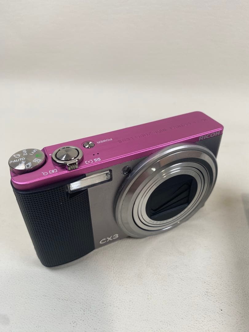 RICOH デジタルカメラ　CX3 ピンクシルバー　ツートンカラー　美品