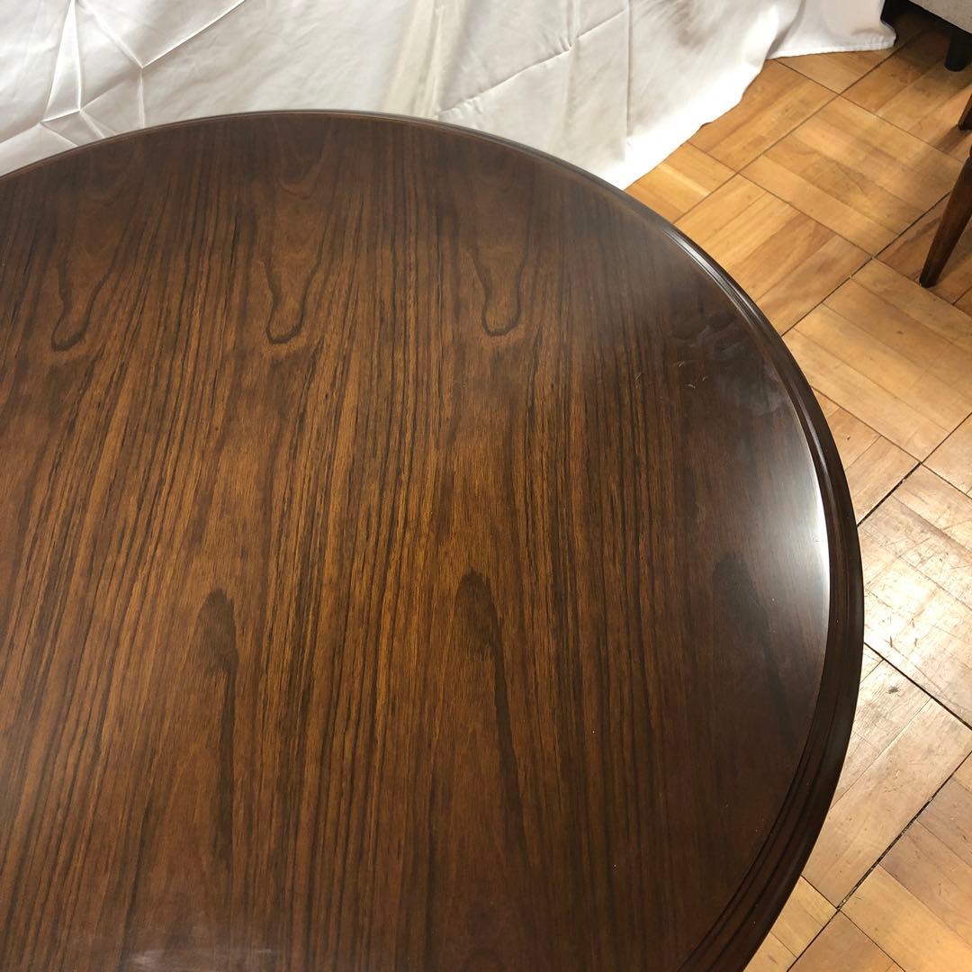 カリモク　コロニアル　100cm ダイニングテーブル　ラウンド　丸テーブル　H