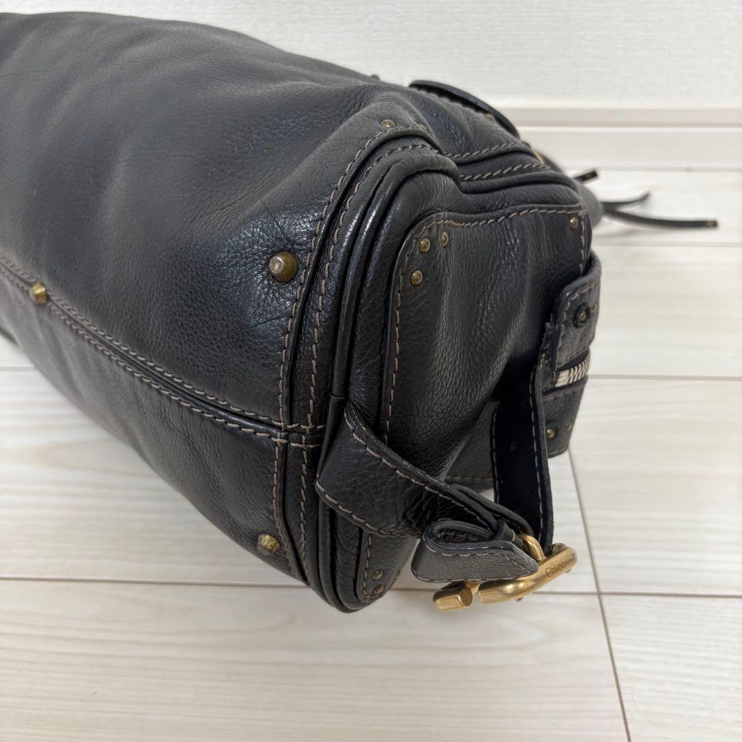 Chloe クロエ パディントン ハンドバッグ レザー 南京錠