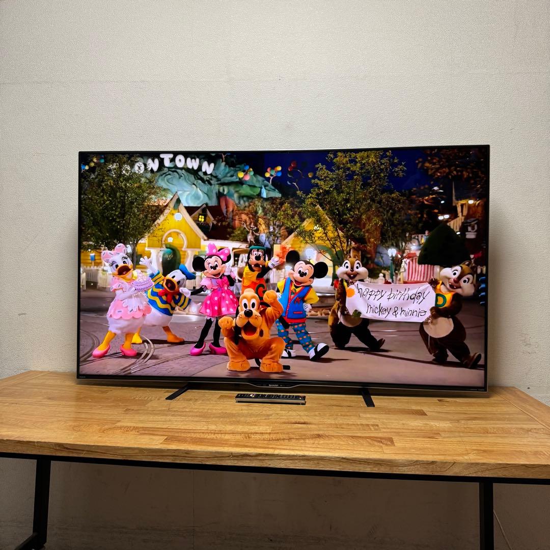 シャープ 60V型 4K 液晶テレビ AQUOS LC-60U45 動画アプリ○