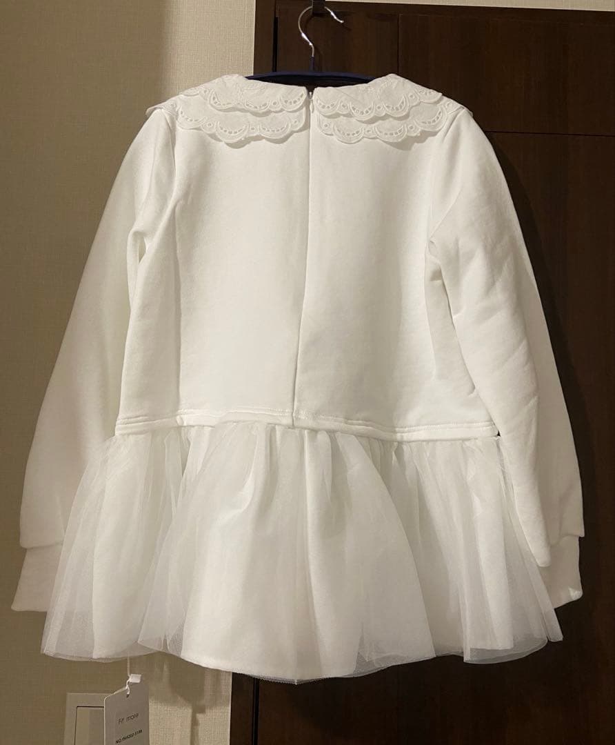 fitmore ♡ レース衿裾ドッキングスウェット