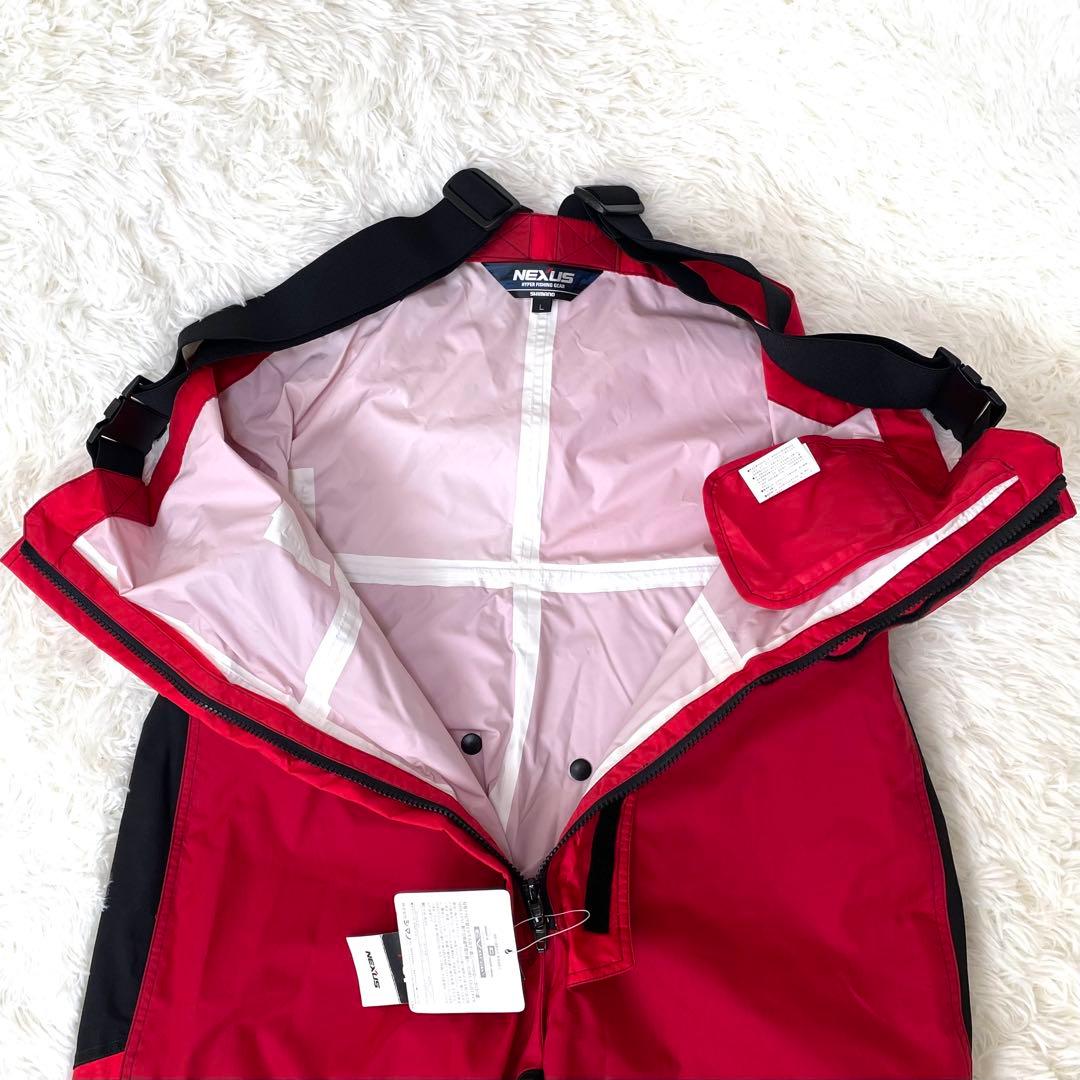 未使用 SHIMANO NEXUS 船釣り対応 高耐水 レイン上下 L 尻パッド