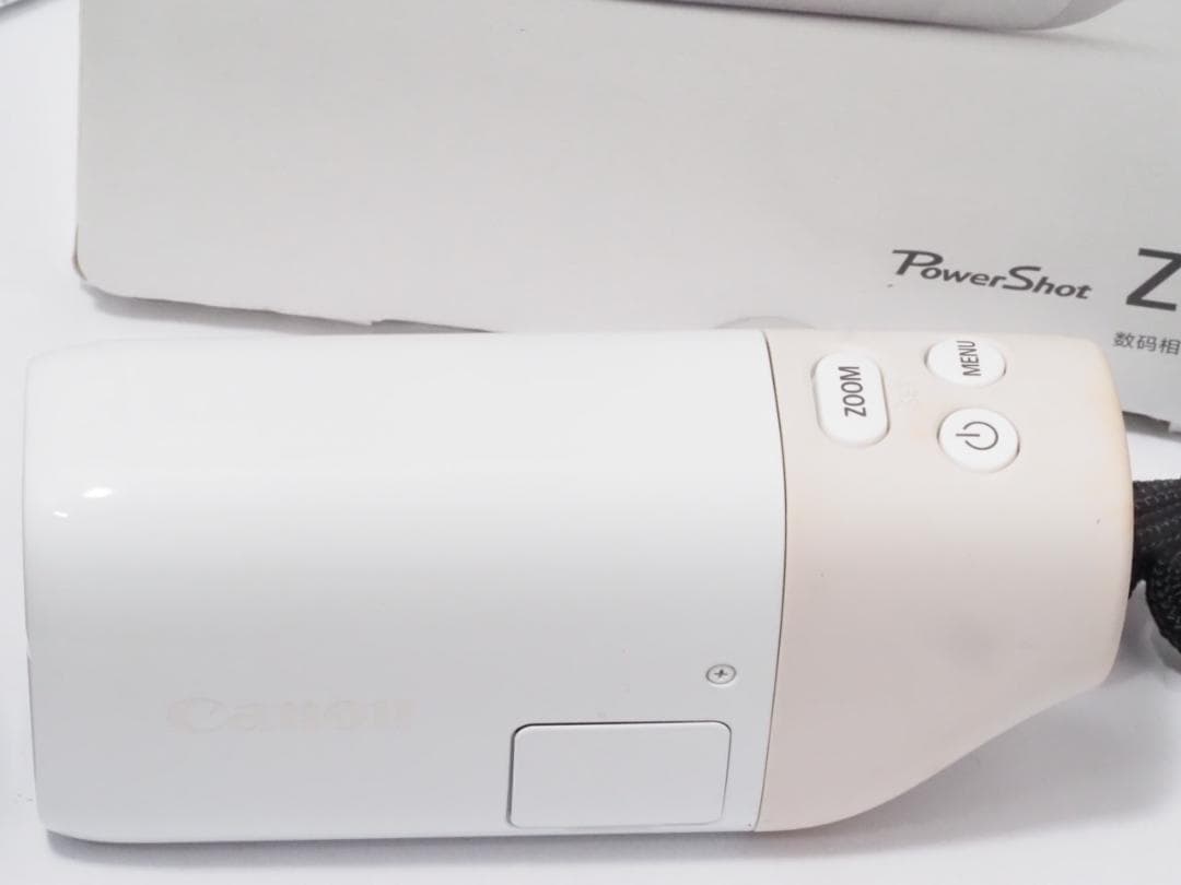元箱と取扱説明書付き！Canon PowerShot ZOOM ホワイト