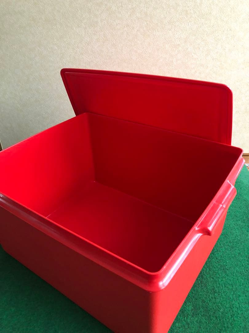 Tupperware ディープスーパーケース 赤