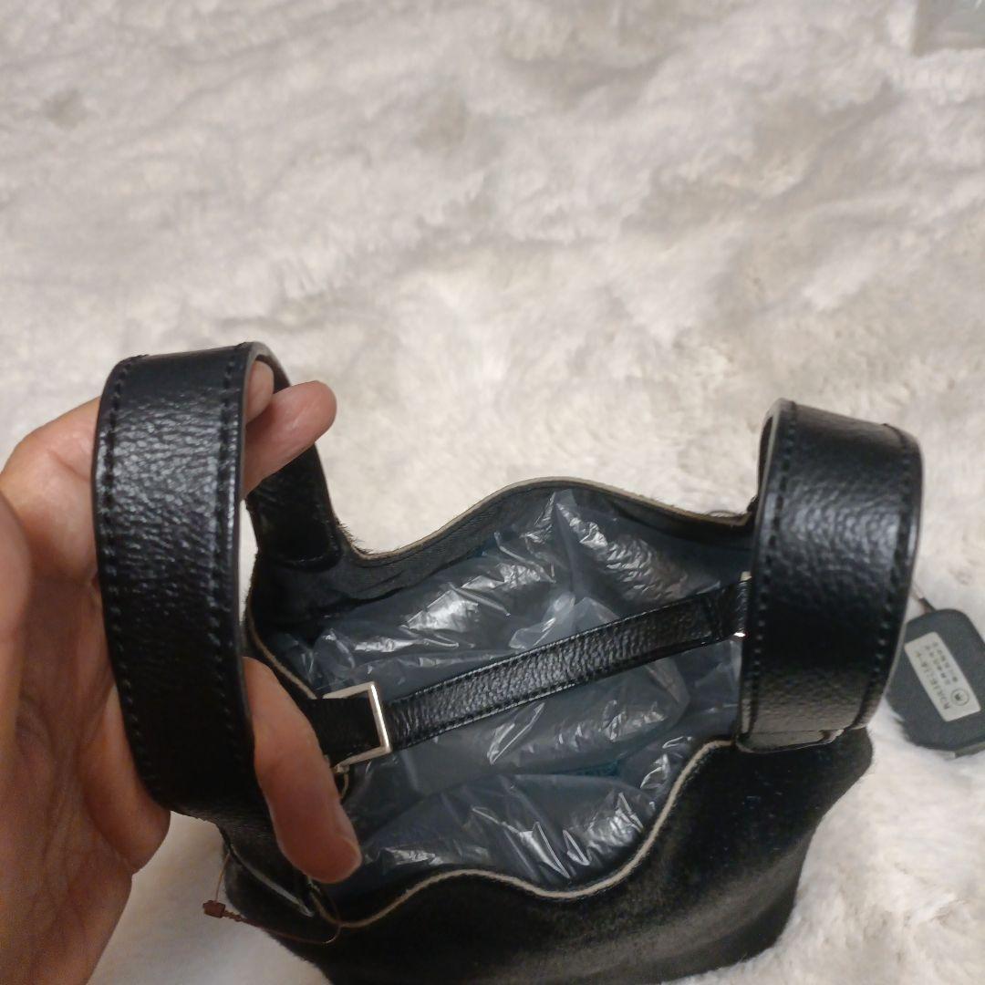 レア　ハラコ　peaks peak ブラックハンドバッグ