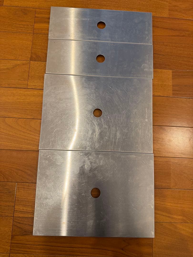 スノーピーク ステンレストレー1ユニット とハーフユニット peak