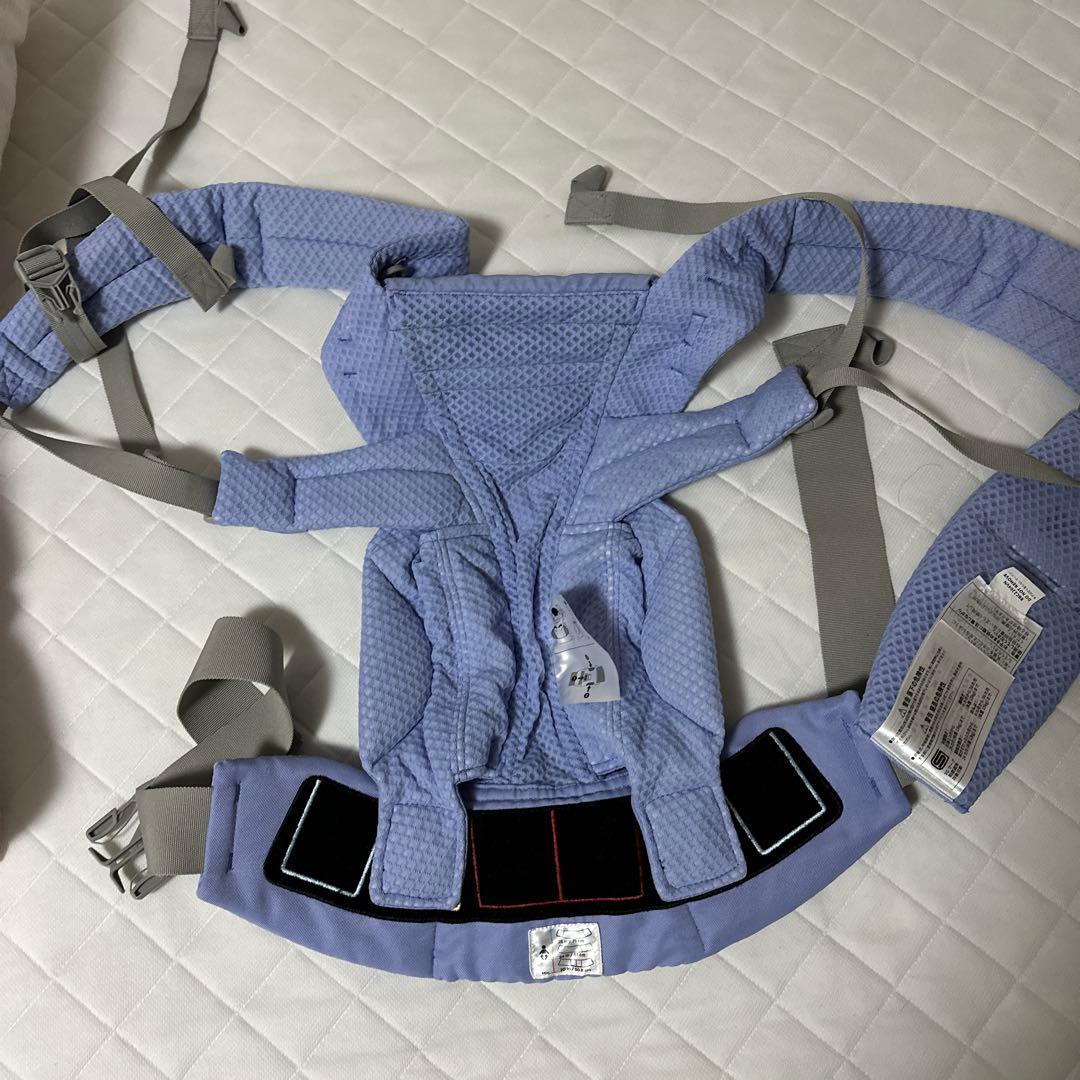 薄紫色 メッシュ 抱っこ紐