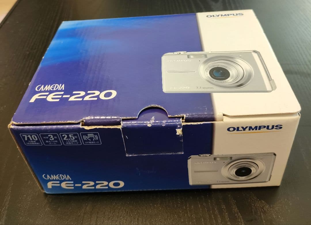 OLYMPUS CAMEDIA FE-220 シルバー 動作品 付属品付