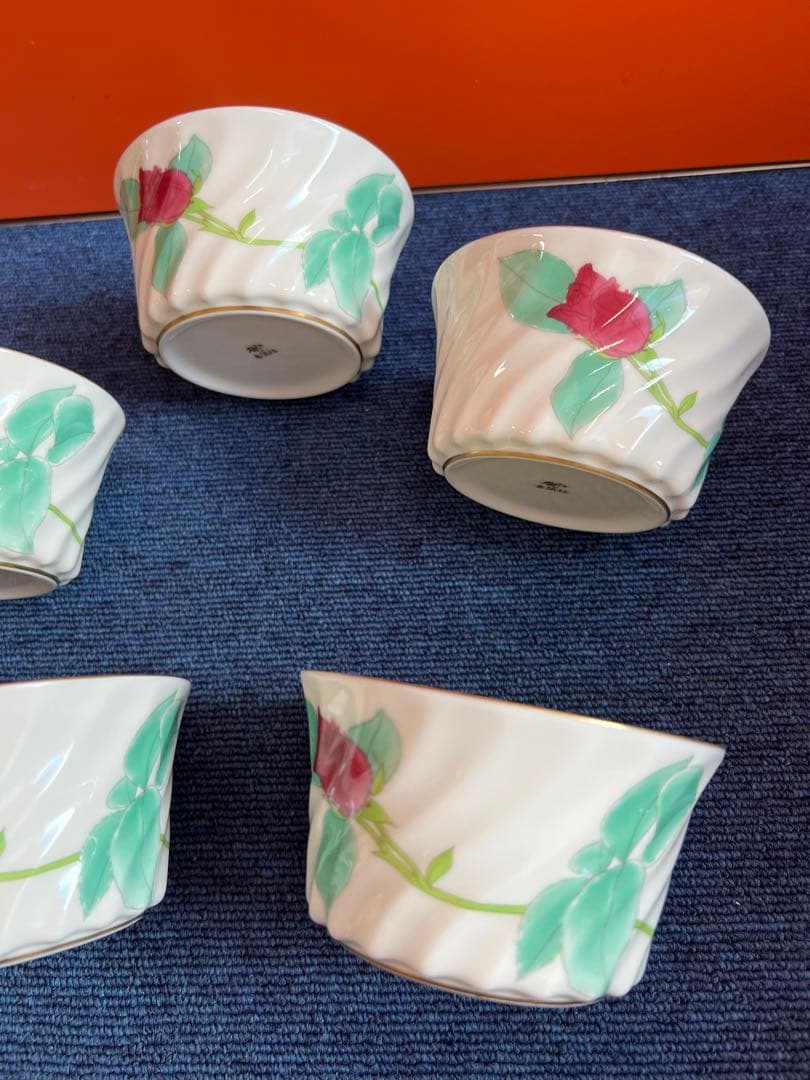 1392  香蘭社　金彩　小鉢　5客　未使用