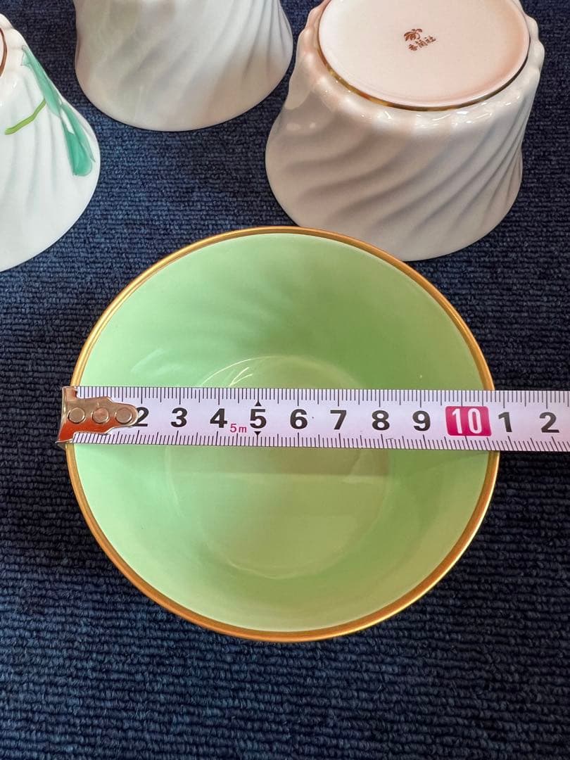 1392  香蘭社　金彩　小鉢　5客　未使用