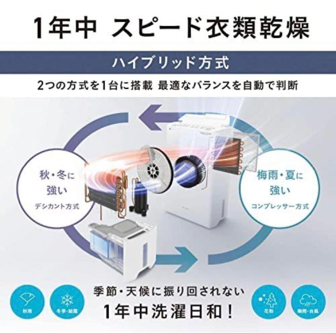 【新品•未使用】Panasonic F-YHVX120-W 除湿機