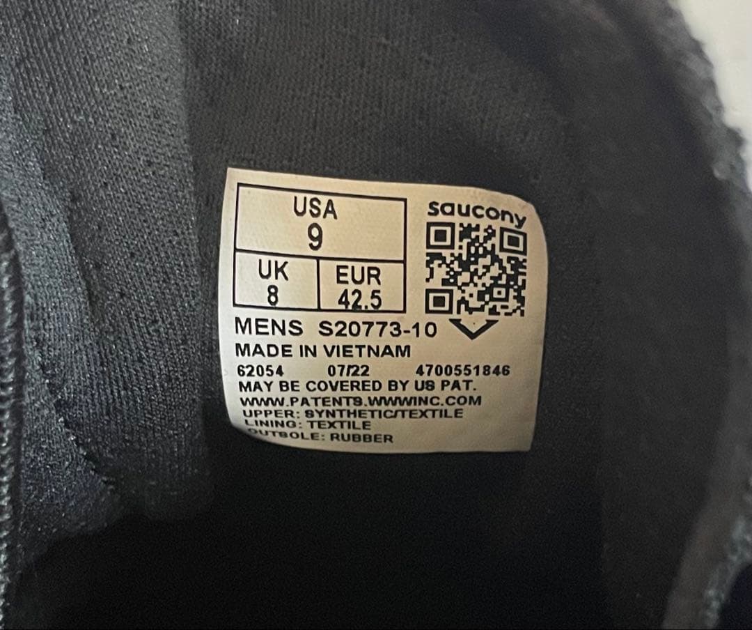 ユキチSAUCONY◾️エンドルフィン エッジ ◾️ランニング◾️グレイ◾️27