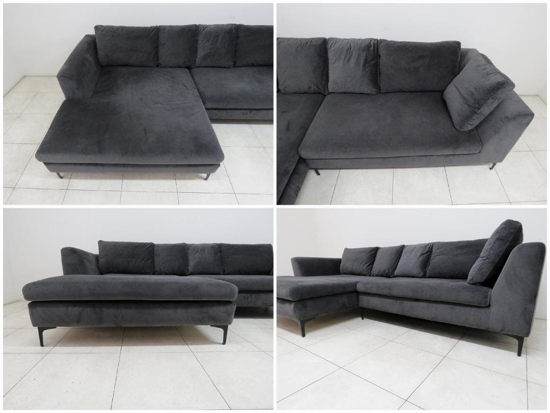 ドイツ KARE ジャンニ グレーブラック コーナーソファ 459,800円