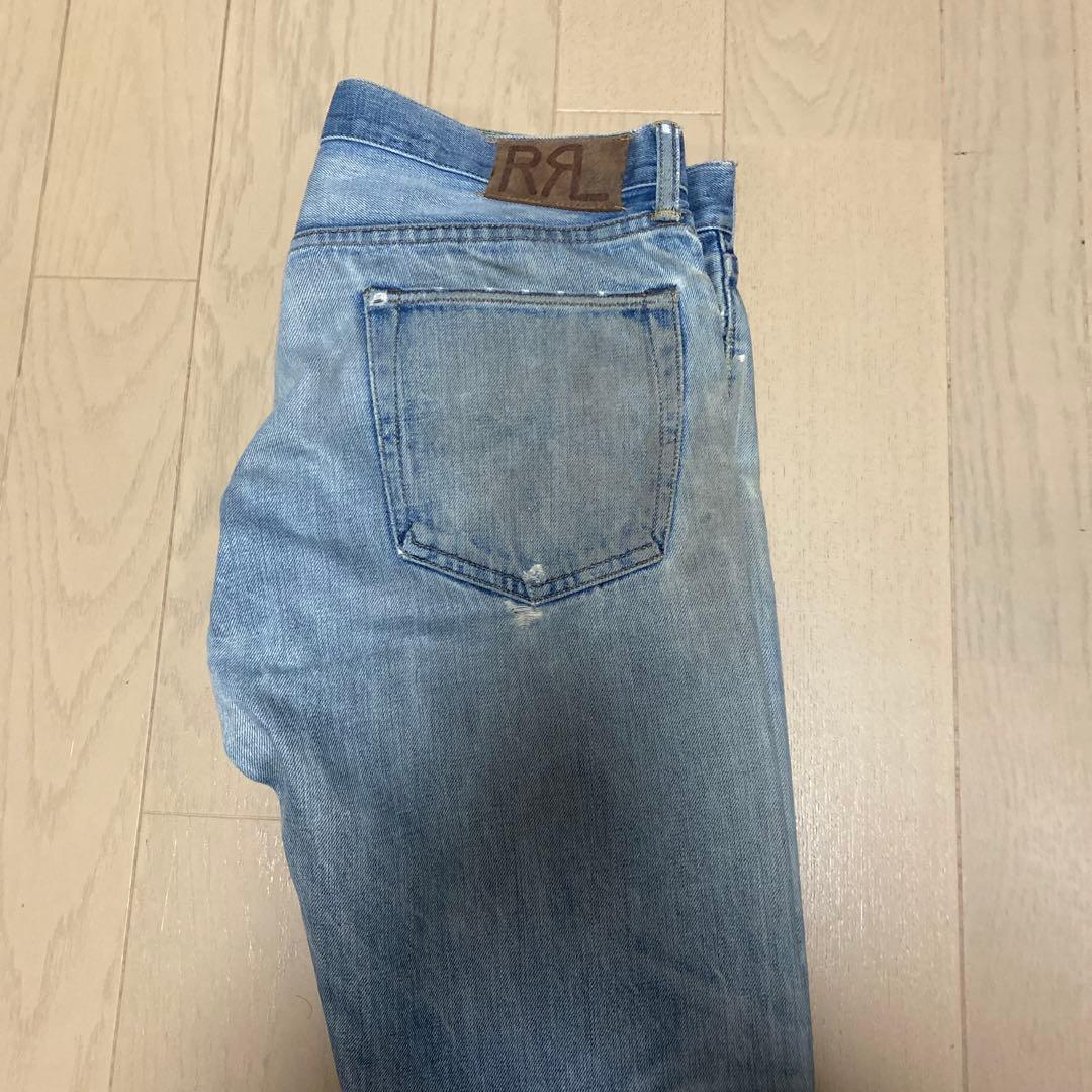 【はやし】【USA製】RRL デニム　コットン/赤耳/33×34