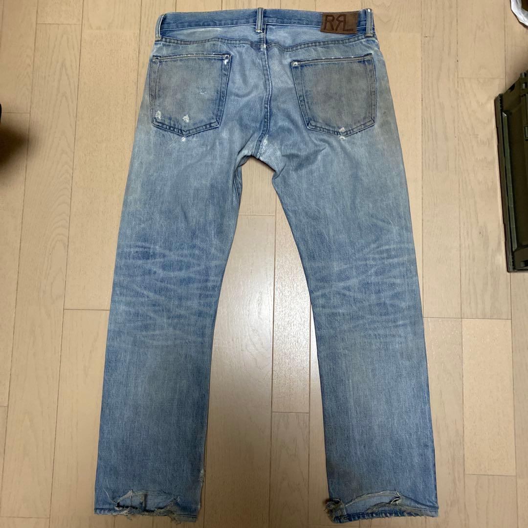 【はやし】【USA製】RRL デニム　コットン/赤耳/33×34