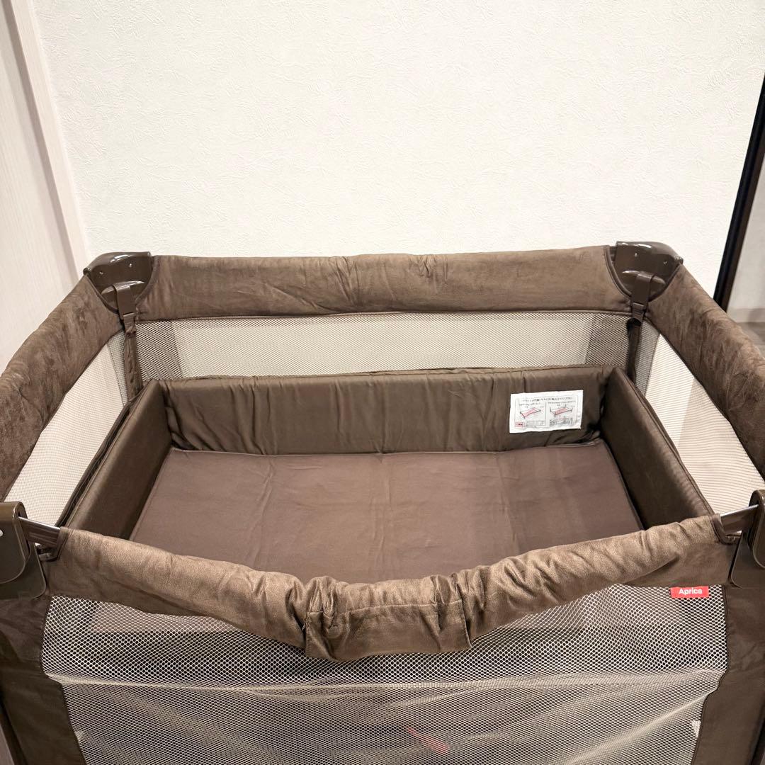 Aprica ココネルエアープラス ベビーベッド ブラウン 9X197CBWJ