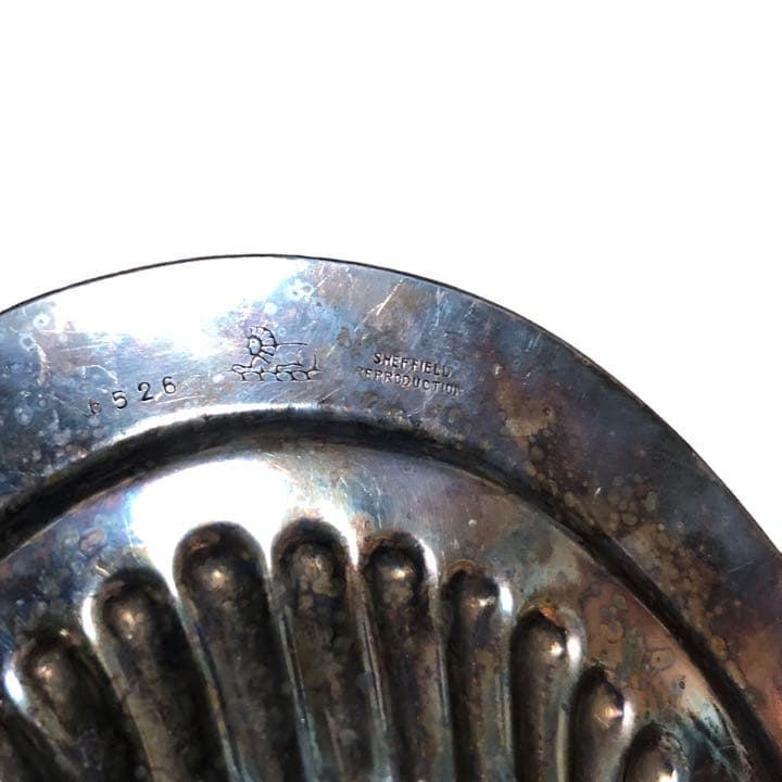 SILVERWOOD シルバー アシュトレー 灰皿 葉巻き等 プレートカルトン