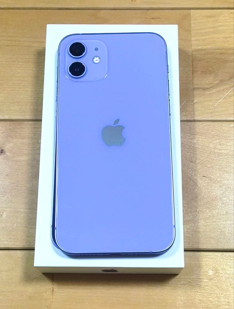 美品 iPhone12 256GB パープル バッテリー残量83%