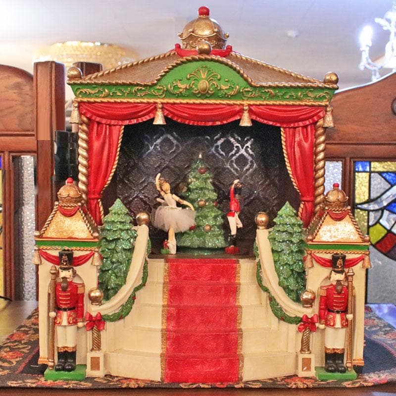 ナッツクラッカーシアターオルゴール クリスマス オーナメント 125-222