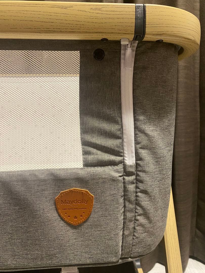 美品✨Maydolly ベビーベッド 乳幼児 添い寝ベッド 3in1キャスター付