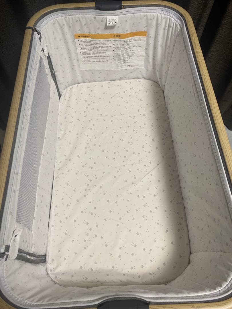 美品✨Maydolly ベビーベッド 乳幼児 添い寝ベッド 3in1キャスター付