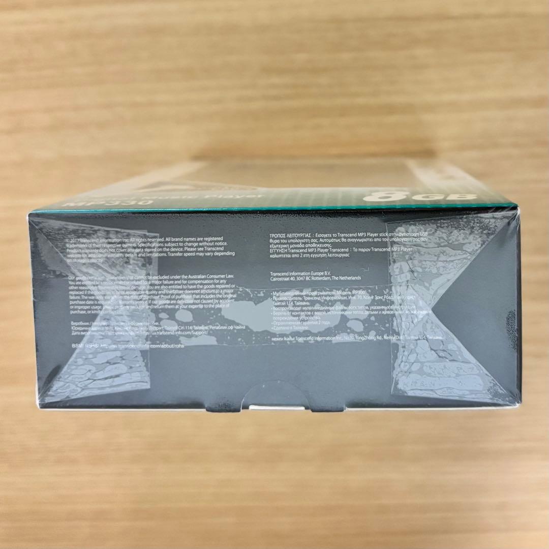 新品未使用未開封トランセンドデジタルミュージック プレーヤーMP330 黒8GB