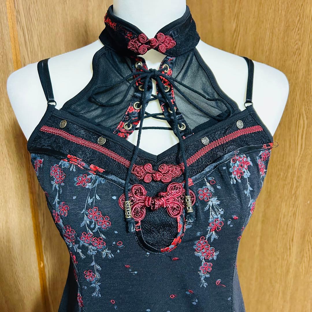 ozz oneste 2way桜刺繍キャミソール