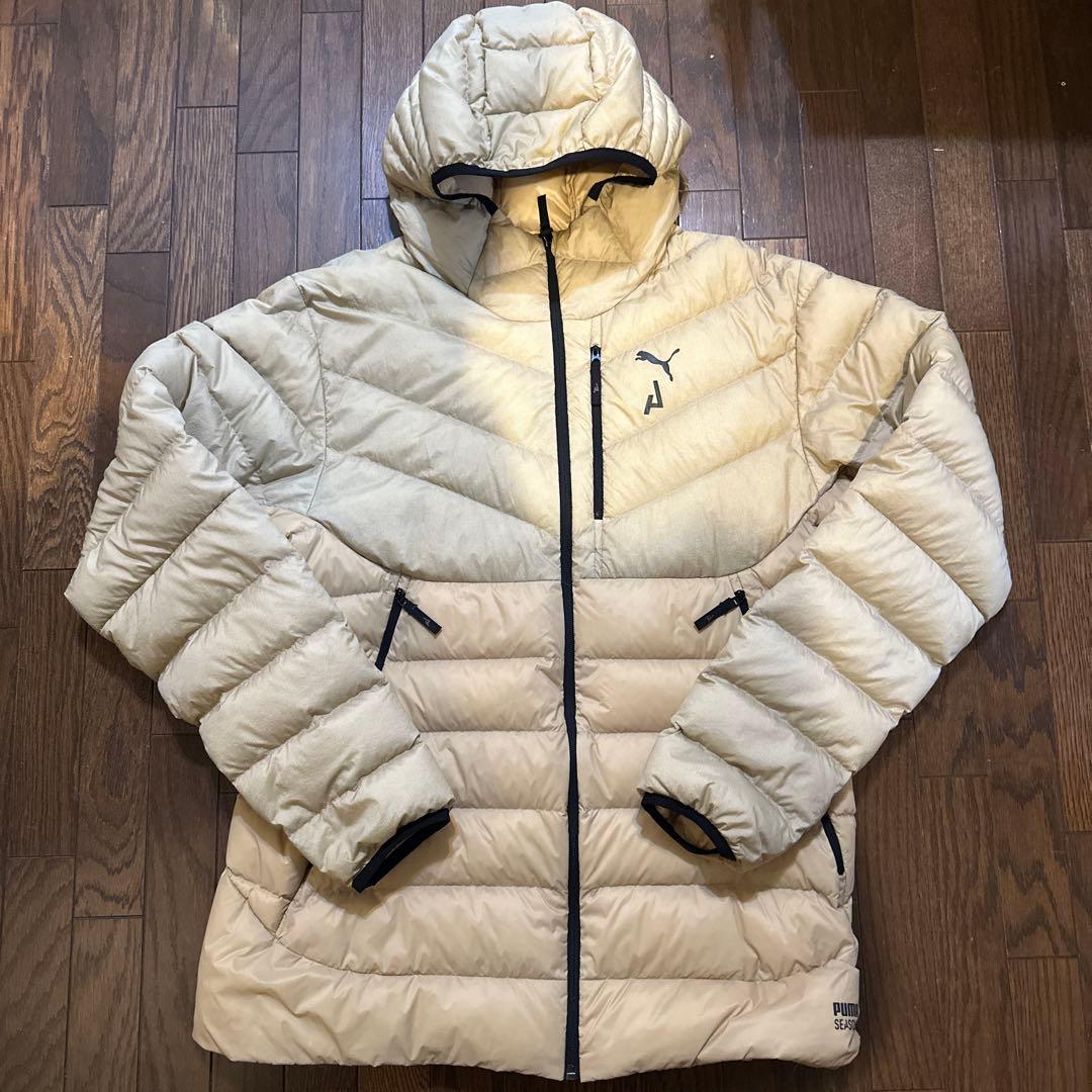 【L上下set】 PUMA プーマ シーズンズ ダウンジャケット ウィンドパンツ