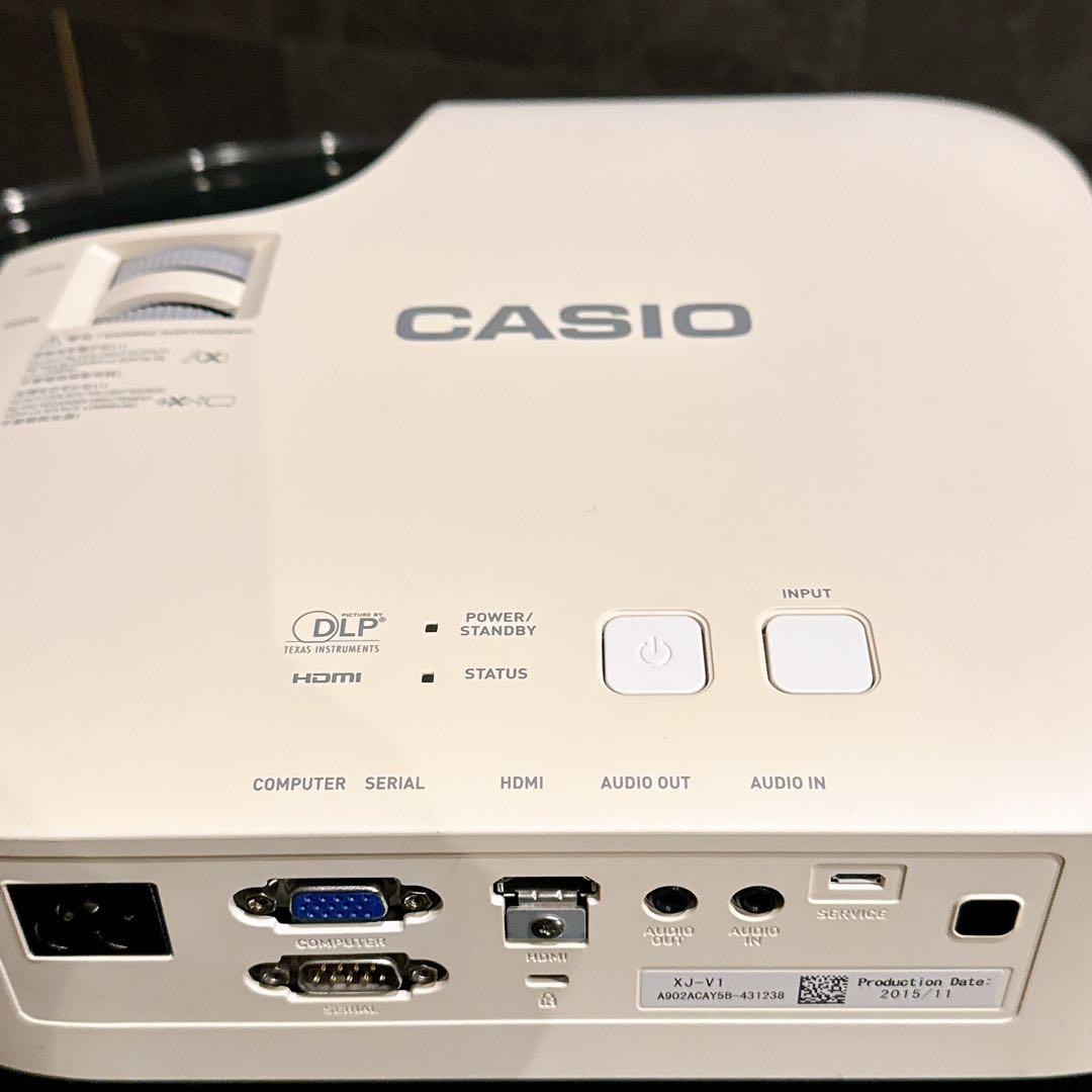 【美品・使用95時間】CASIO XJ-V1 DLPプロジェクター 水銀ゼロ