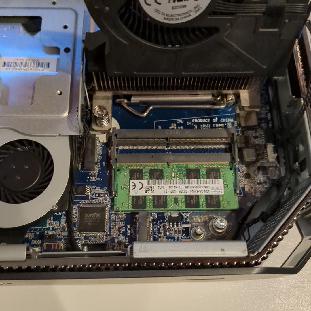 ミニPC HP Z2 mini G3 xeon Nvidia Quadro p620