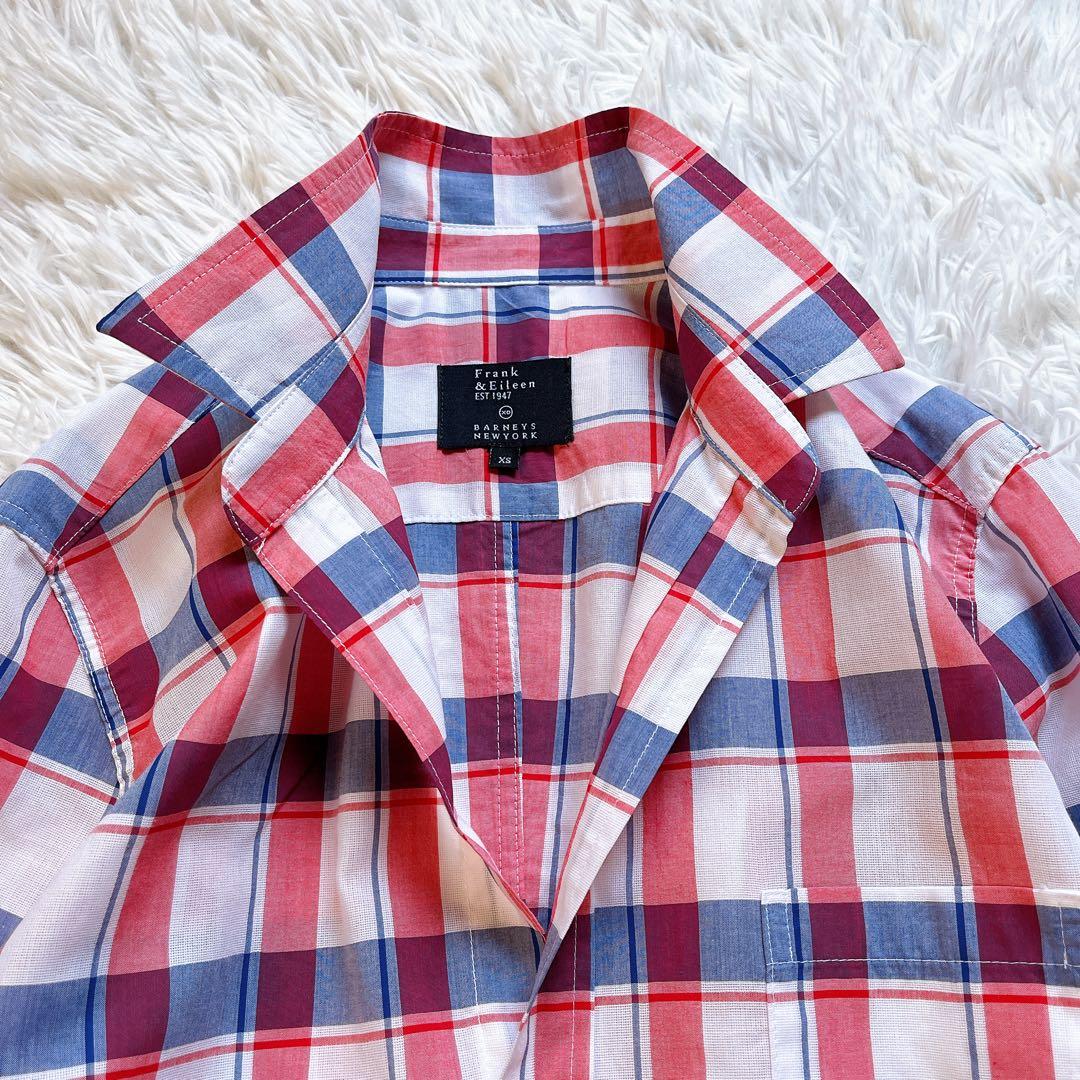 美品✨フランクアンドアイリーン バーニーズ別注 BARRY チェックシャツ XS
