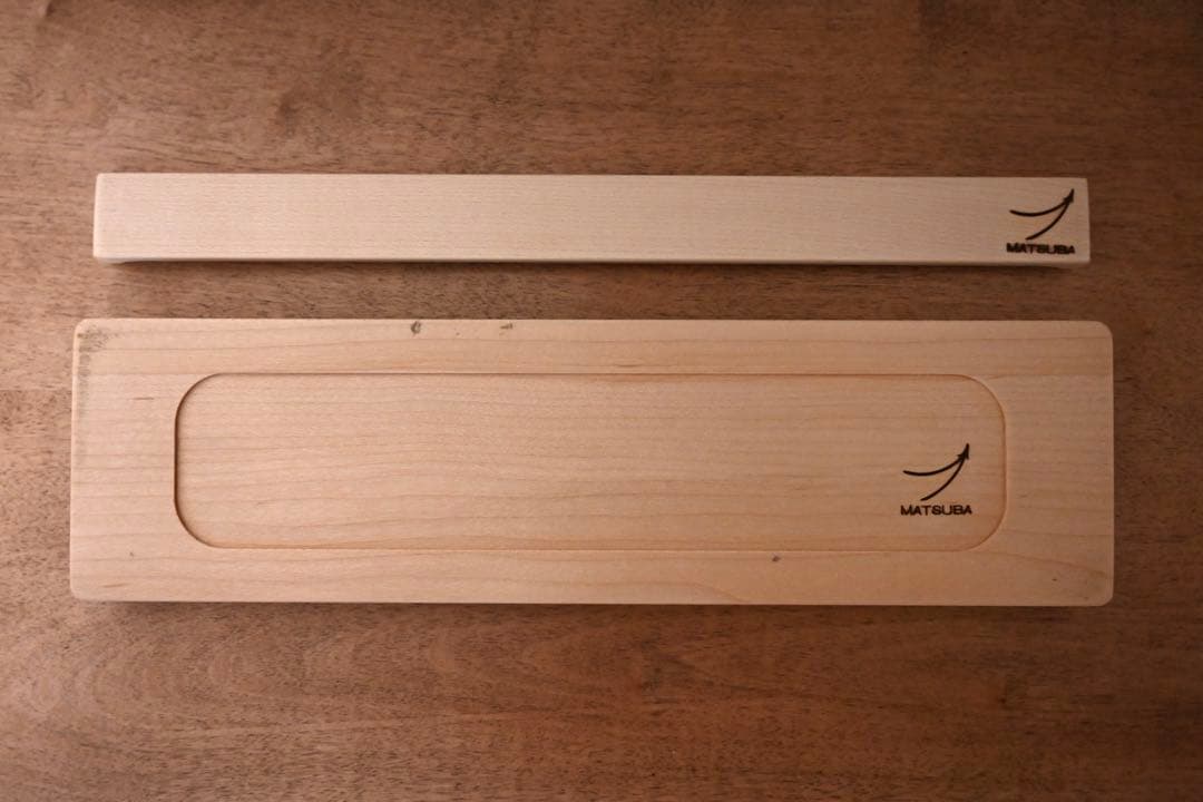 松葉製作所 木製パームレスト&ガイドセット HKKB Studio専用 メープル