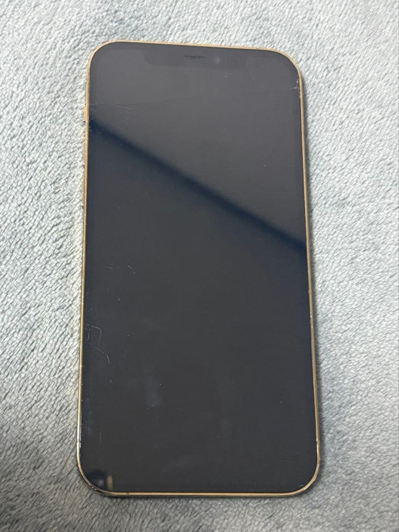iPhone 12 Pro 256GB ゴールド 画面背面ヒビあり 値下げ交渉可