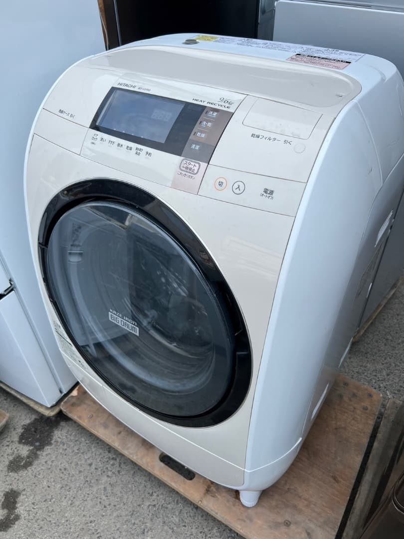 2014年式 9kg 6kg 日立ドラム洗濯乾燥機 BD-V3700L